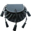 Black Pouch Sporran - Leather Sporran