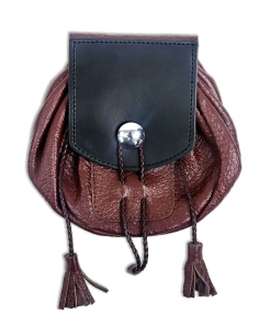 Standard Leather Sporran - Brown Pouch Sporran