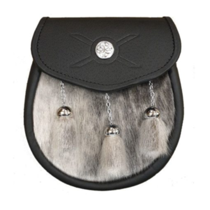 Dress Sporran Seal Skin - Modern Kilt Sporran