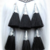 Thistle Cantle Horse Hair Sporran - Six Tassels