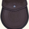 Scottish Embossed Leather Sporran - Ideal Sporran