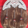 Traditional brown sporran for Scottish weddings